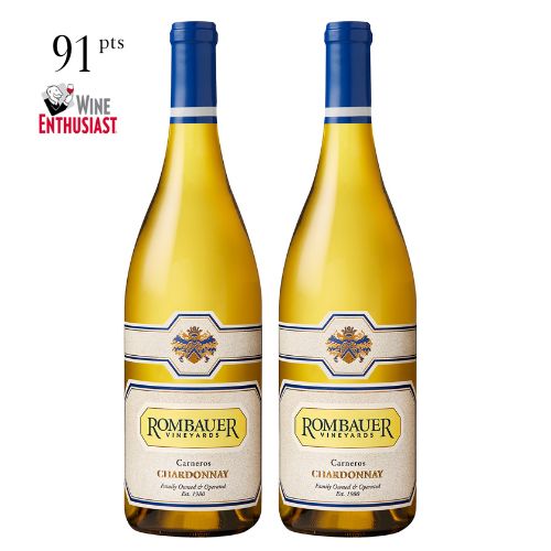 Bundle Duo 2021 Rombauer Chardonnay Carneros USA Wine